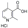 2,4-Dimethyl-3-pyridinecarboxylic acid hydrochlorideStructure,133897-06-0Structure 2,4-Dimethyl-3-pyridinecarboxylic acid hydrochloride Structure,133897-06-0Structure