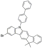 5-[1,1-聯(lián)苯]-4-基-2-溴-5,11-二氫-11,11-二甲基-茚并[1,2-b]咔唑結(jié)構(gòu)式_1343492-86-3結(jié)構(gòu)式