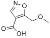 5-(Methoxymethyl)isoxazole-4-carboxylic acidStructure,134541-08-5Structure 5-(Methoxymethyl)isoxazole-4-carboxylic acid Structure,134541-08-5Structure