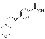 4-(2-Morpholin-4-yl-ethoxy)-benzoic acidStructure,134599-45-4Structure 4-(2-Morpholin-4-yl-ethoxy)-benzoic acid Structure,134599-45-4Structure