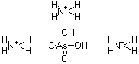 Ammonium orthoarsenate trihydrateStructure,13477-86-6Structure Ammonium orthoarsenate trihydrate Structure,13477-86-6Structure