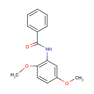 N-(2,5-二甲氧基苯基) 苯甲酰胺結(jié)構(gòu)式_135-45-5結(jié)構(gòu)式