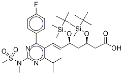 3,5-Di(tert-butyldimethylsilyl) rosuvastatinStructure,1353050-10-8Structure 3,5-Di(tert-butyldimethylsilyl) rosuvastatin Structure,1353050-10-8Structure