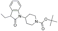 Tert-butyl4-(3-ethyl-2-oxoindolin-1-yl)piperidine-1-carboxylateStructure,1358667-42-1Structure Tert-butyl4-(3-ethyl-2-oxoindolin-1-yl)piperidine-1-carboxylate Structure,1358667-42-1Structure