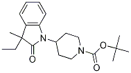 Tert-butyl4-(3-ethyl-3-methyl-2-oxoindolin-1-yl)piperidine-1-carboxylateStructure,1358667-45-4Structure Tert-butyl4-(3-ethyl-3-methyl-2-oxoindolin-1-yl)piperidine-1-carboxylate Structure,1358667-45-4Structure