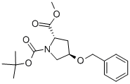 (2S,4r)-1-boc-4-benzyloxy-pyrrolidine-2-dicarboxylic acid methyl esterStructure,136024-60-7Structure (2S,4r)-1-boc-4-benzyloxy-pyrrolidine-2-dicarboxylic acid methyl ester Structure,136024-60-7Structure