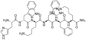 L-組氨酰-D-色氨酰-D-賴氨酰-L-色氨酰-D-苯丙氨酰-L-賴氨酰胺結(jié)構(gòu)式_136054-22-3結(jié)構(gòu)式