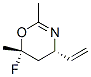 反式-(9ci)-4-乙烯-6-氟-5,6-二氫-2,6-二甲基-4H-1,3-噁嗪結構式_136271-65-3結構式