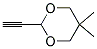 (9ci)-2-乙炔-5,5-二甲基-1,3-二噁烷結構式_136831-03-3結構式