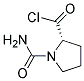 (s)-(9ci)-1-(氨基羰基)-2-吡咯烷羰酰氯結(jié)構(gòu)式_137004-50-3結(jié)構(gòu)式