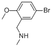 N-(5-溴-2-甲氧基芐基)-n-甲胺結(jié)構(gòu)式_137469-70-6結(jié)構(gòu)式