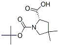 1,2-Pyrrolidinedicarboxylic acid, 4,4-dimethyl-, 1-(1,1-dimethylethyl) 2-methyl ester, (2S)-Structure,138423-86-6Structure 1,2-Pyrrolidinedicarboxylic acid, 4,4-dimethyl-, 1-(1,1-dimethylethyl) 2-methyl ester, (2S)- Structure,138423-86-6Structure