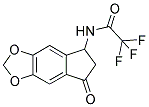 2,2,2-三氟-N-(7-氧代-6,7-二氫-5H-茚并[5,6-d][1,3]二氧代-5-基)-乙酰胺結(jié)構(gòu)式_138621-69-9結(jié)構(gòu)式