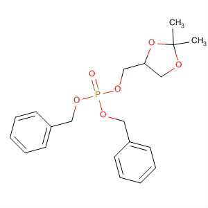 2,2-Dimethyl-1,3-dioxolane-4-methanol dibenzyl phosphateStructure,13879-76-0Structure 2,2-Dimethyl-1,3-dioxolane-4-methanol dibenzyl phosphate Structure,13879-76-0Structure