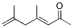 (9ci)-4,6-二甲基-3,6-庚二烯-2-酮結(jié)構(gòu)式_138846-10-3結(jié)構(gòu)式