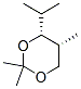 順式-(9ci)-2,2,5-三甲基-4-(1-甲基乙基)-1,3-二噁烷結(jié)構(gòu)式_139008-48-3結(jié)構(gòu)式