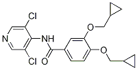 3,4-Bis(cyclopropylmethoxy)-n-(3,5-dichloropyridin-4-yl)benzamideStructure,1391052-24-6Structure 3,4-Bis(cyclopropylmethoxy)-n-(3,5-dichloropyridin-4-yl)benzamide Structure,1391052-24-6Structure
