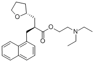 2-Furanpropanoic acid, tetrahydro-a-(1-naphthalenylmethyl)-,2-(diethylamino)ethyl ester, (as,2r)-Structure,139240-17-8Structure 2-Furanpropanoic acid, tetrahydro-a-(1-naphthalenylmethyl)-,2-(diethylamino)ethyl ester, (as,2r)- Structure,139240-17-8Structure