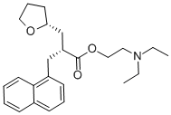 2-Furanpropanoic acid, tetrahydro-a-(1-naphthalenylmethyl)-,2-(diethylamino)ethyl ester, (ar,2r)-Structure,139240-18-9Structure 2-Furanpropanoic acid, tetrahydro-a-(1-naphthalenylmethyl)-,2-(diethylamino)ethyl ester, (ar,2r)- Structure,139240-18-9Structure