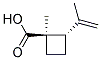 (1r-反式)-(9ci)-1-甲基-2-(1-甲基乙烯)-環(huán)丁烷羧酸結(jié)構(gòu)式_139561-19-6結(jié)構(gòu)式