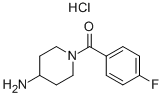(4-Amino-piperidin-1-yl)-(4-fluoro-phenyl)-methanone hydrochlorideStructure,139679-50-8Structure (4-Amino-piperidin-1-yl)-(4-fluoro-phenyl)-methanone hydrochloride Structure,139679-50-8Structure