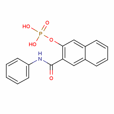 Naphthol as-phosphate,naphthol freeStructure,13989-98-5Structure Naphthol as-phosphate,naphthol free Structure,13989-98-5Structure
