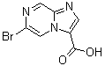 6-Bromoimidazo[1,2-a]pyrazine-3-carboxylic acid Structure,1404480-51-8Structure