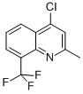 4-Chloro-2-methyl-8-(trifluoromethyl)quinolineStructure,140908-89-0Structure 4-Chloro-2-methyl-8-(trifluoromethyl)quinoline Structure,140908-89-0Structure