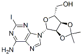 2-碘-9-[(3Xi)-2,3-O-異亞丙基-beta-D-蘇-呋喃戊糖基]-9H-嘌呤-6-胺結(jié)構(gòu)式_141018-25-9結(jié)構(gòu)式