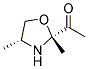 Ethanone, 1-(2,4-dimethyl-2-oxazolidinyl)-, cis-(9ci)Structure,141089-17-0Structure Ethanone, 1-(2,4-dimethyl-2-oxazolidinyl)-, cis-(9ci) Structure,141089-17-0Structure