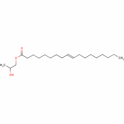 2-羥丙基油酸結(jié)構(gòu)式_142-76-7結(jié)構(gòu)式