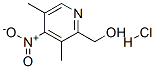 4-Nitro 3,5-dimethyl 2-hydroxymethyl pyridine.hclStructure,143016-69-7Structure 4-Nitro 3,5-dimethyl 2-hydroxymethyl pyridine.hcl Structure,143016-69-7Structure