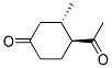 反式-(9ci)-4-乙?；?3-甲基-環(huán)己酮結(jié)構(gòu)式_143392-15-8結(jié)構(gòu)式