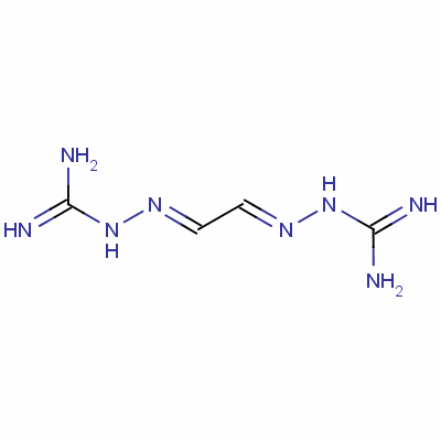Hydrazinecarboximidamide,2,2-(1,2-ethanediylidene)bis-Structure,14358-42-0Structure Hydrazinecarboximidamide,2,2-(1,2-ethanediylidene)bis- Structure,14358-42-0Structure