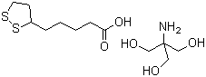 R-(alpha)-硫辛酸氨基丁三醇鹽結(jié)構(gòu)式_14358-90-8結(jié)構(gòu)式