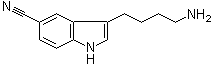 3-(4-氨基丁基)-1H-吲哚-5-甲腈結(jié)構(gòu)式_143612-85-5結(jié)構(gòu)式