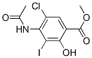 4-Acetylamino-5-chloro-2-hydroxy-3-iodobenzoic acid methyl esterStructure,143878-24-4Structure 4-Acetylamino-5-chloro-2-hydroxy-3-iodobenzoic acid methyl ester Structure,143878-24-4Structure