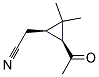 (1r-順式)-(9ci)-3-乙酰基-2,2-二甲基-環(huán)丙烷乙腈結(jié)構(gòu)式_144686-75-9結(jié)構(gòu)式
