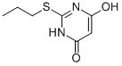 6-Hydroxy-2-(propylthio)-4(3h)-pyrimidinoneStructure,145783-12-6Structure 6-Hydroxy-2-(propylthio)-4(3h)-pyrimidinone Structure,145783-12-6Structure