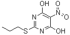 4,6-Dihydroxy-5-nitro-2-(propylthio)pyrimidine Structure,145783-13-7Structure