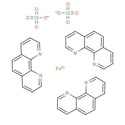 1,10-Phenanthroline iron(ii) perchlorateStructure,14586-54-0Structure 1,10-Phenanthroline iron(ii) perchlorate Structure,14586-54-0Structure
