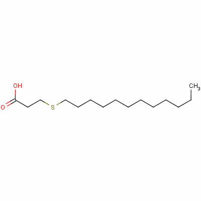Propanoic acid,3-(dodecylthio)-Structure,1462-52-8Structure Propanoic acid,3-(dodecylthio)- Structure,1462-52-8Structure