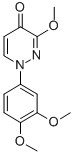 1-(3,4-Dimethoxy)phenyl-1,4-dihydro-3-methoxy-4-oxo-pyridazineStructure,146824-89-7Structure 1-(3,4-Dimethoxy)phenyl-1,4-dihydro-3-methoxy-4-oxo-pyridazine Structure,146824-89-7Structure