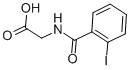 2-(2-Iodobenzamido)aceticacidStructure,147-58-0Structure 2-(2-Iodobenzamido)aceticacid Structure,147-58-0Structure