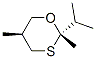 1,3-Oxathiane,2,5-dimethyl-2-(1-methylethyl)-,trans-(9ci)Structure,147354-46-9Structure 1,3-Oxathiane,2,5-dimethyl-2-(1-methylethyl)-,trans-(9ci) Structure,147354-46-9Structure