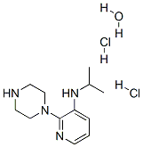 N-(1-甲基乙基)-2-(1-哌嗪)-3-氨基吡啶雙鹽酸鹽水合物結(jié)構(gòu)式_147539-21-7結(jié)構(gòu)式