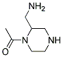 (9ci)-1-乙?；?2-哌嗪甲胺結構式_147557-08-2結構式