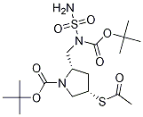 (2S,4s)-tert-butyl 4-(acetylthio)-2-((tert-butoxycarbonyl(sulfamoyl)amino)methyl)pyrrolidine-1-carboxylateStructure,148017-43-0Structure (2S,4s)-tert-butyl 4-(acetylthio)-2-((tert-butoxycarbonyl(sulfamoyl)amino)methyl)pyrrolidine-1-carboxylate Structure,148017-43-0Structure