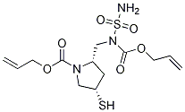 (2S,4s)-allyl 2-(((allyloxycarbonyl)(sulfamoyl)amino)methyl)-4-mercaptopyrrolidine-1-carboxylateStructure,148017-51-0Structure (2S,4s)-allyl 2-(((allyloxycarbonyl)(sulfamoyl)amino)methyl)-4-mercaptopyrrolidine-1-carboxylate Structure,148017-51-0Structure