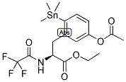 5-(乙?；趸?-n-三氟乙?；?2-三甲基錫-L-苯基丙氨酸乙酯結(jié)構(gòu)式_148613-10-9結(jié)構(gòu)式